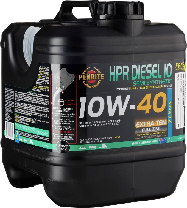 Penrite HPR Diesel 10 10W40 7L