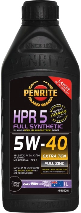 Penrite HPR5 Full Synthetic 5W40 1L