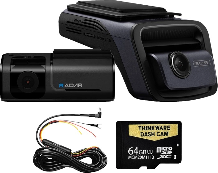 Thinkware 4k UHD Front 2k QHD Rear Dash Cam Pack - 64GB