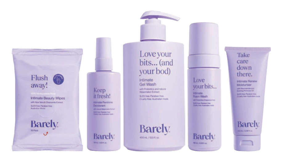 Barely Intimate Skin Care Range