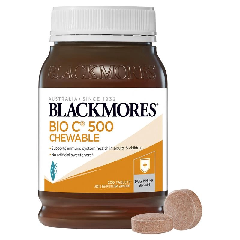 Blackmores Bio C 500 200 Chewable Tablets