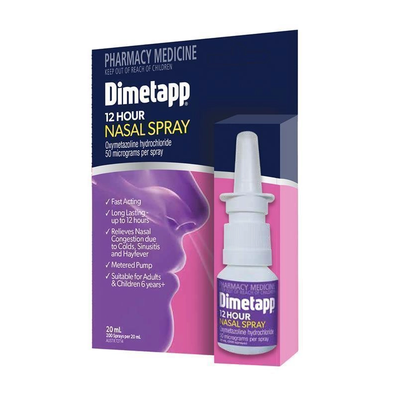 Dimetapp 12 Hour Nasal Spray 20ml