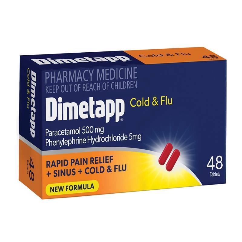 Dimetapp Cold & Flu 48 Tablets