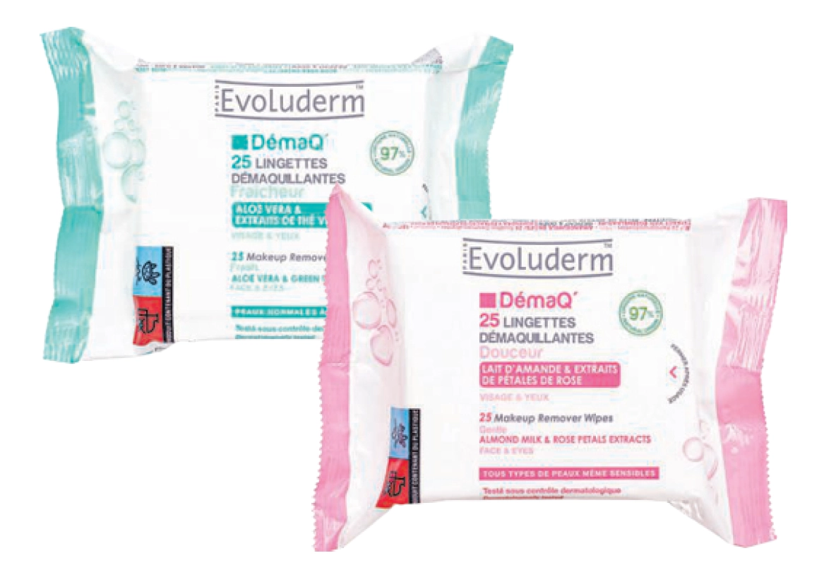 Evoluderm Demaq Cleansing Wipes Fresh or Gentle 25 Pack