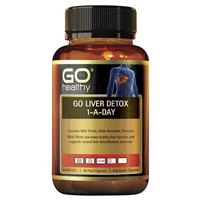 GO Healthy Liver Detox 1-A-Day 60 Vege Capsules