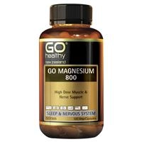 GO Healthy Magnesium 800 High Strength 120 Vege Capsules