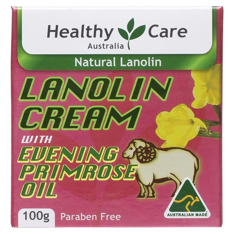 Healthy Care Lanolin Cream With Evening Primrose Oil 100g