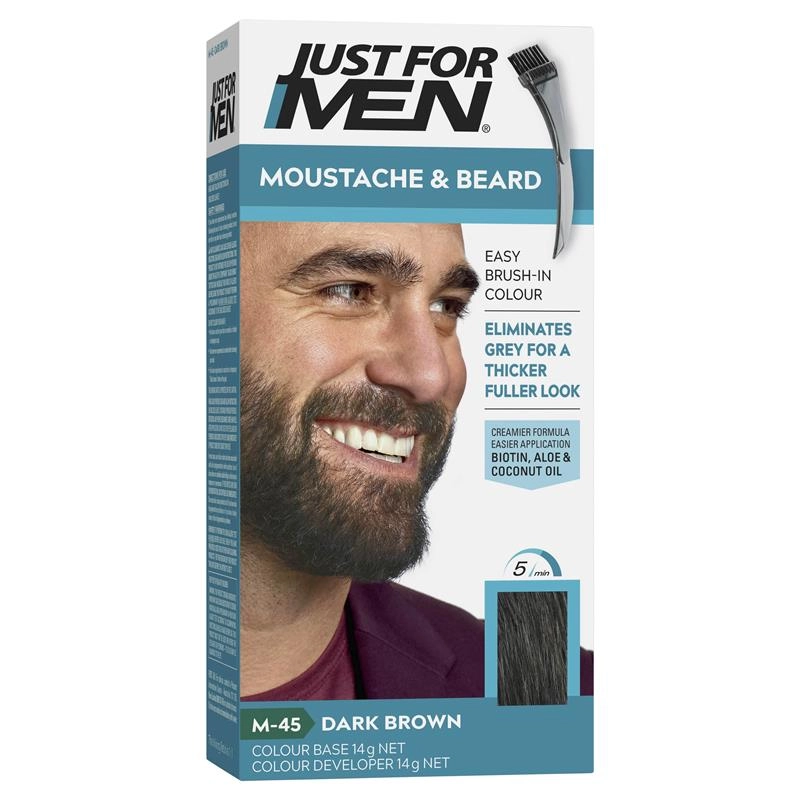 Just For Men Moustache & Beard Colour M-45 Dark Brown