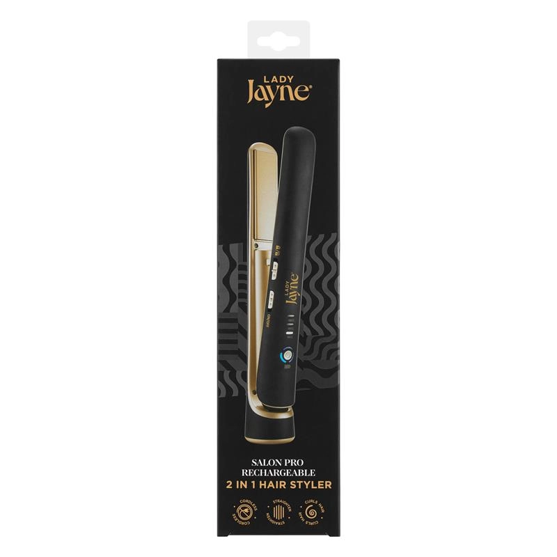 Lady Jayne Salon Pro Rechargeable 2 in 1 Hair Styler