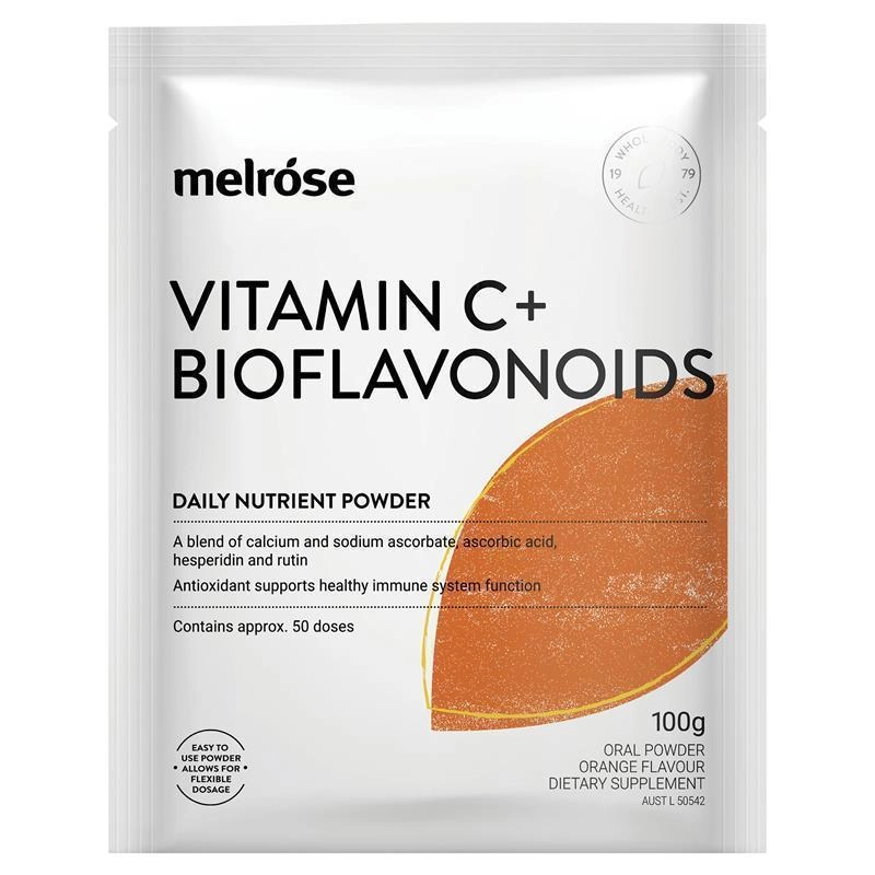 MELROSE VITAMIN C + BIOFLAVONOIDS 100g