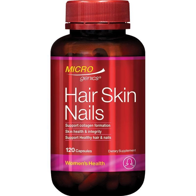 Microgenics Hair Skin Nails 120 Capsules