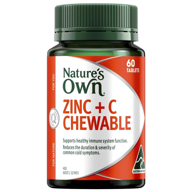 Nature’s Own Zinc + C 60 Tablets