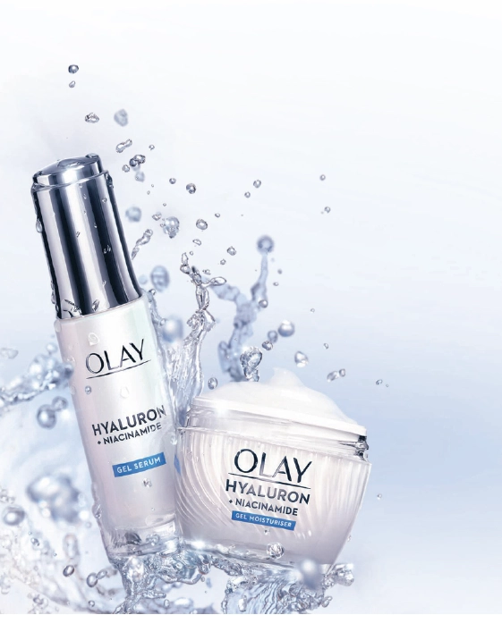 Olay Hyaluron + Niacinamide Gel Serum 30ml or Gel Moisturiser 50g