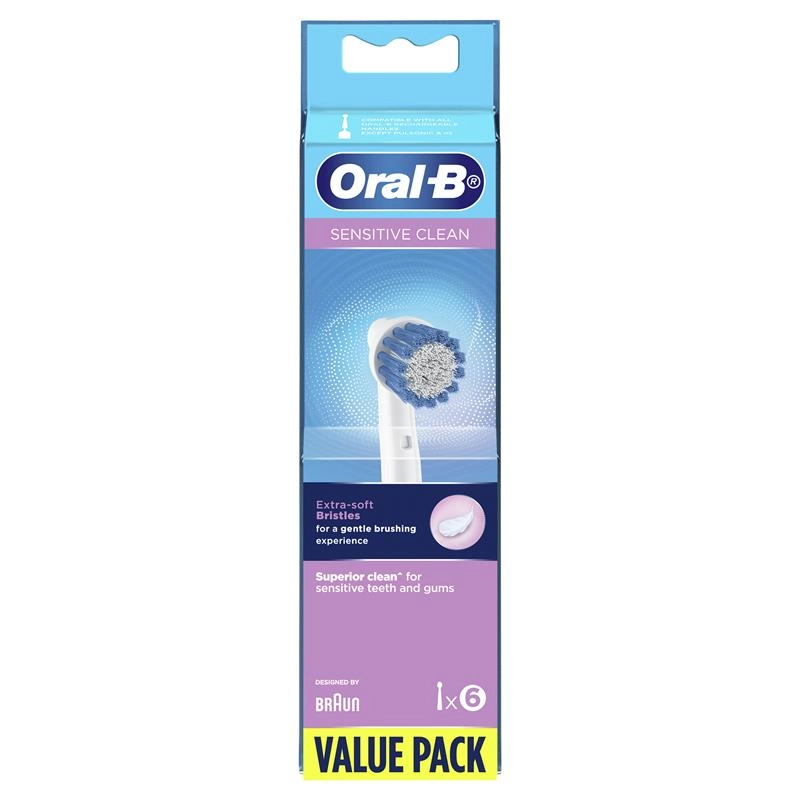 Oral-B Sensitive Clean Refills 6 Pack