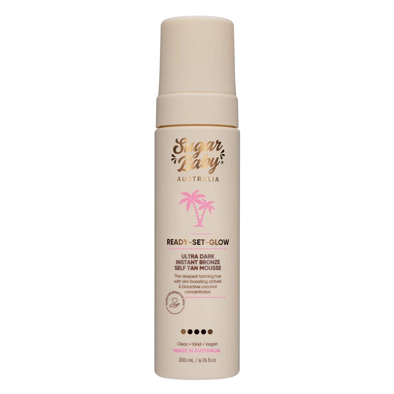 SugarBaby Ready Set Glow Ultra Dark Self Tan Mousse 200ml