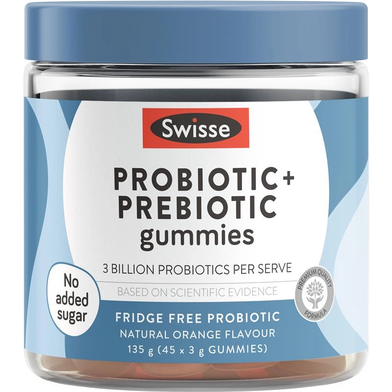 Swisse Probiotic + Prebiotic Gummies 45 Pack