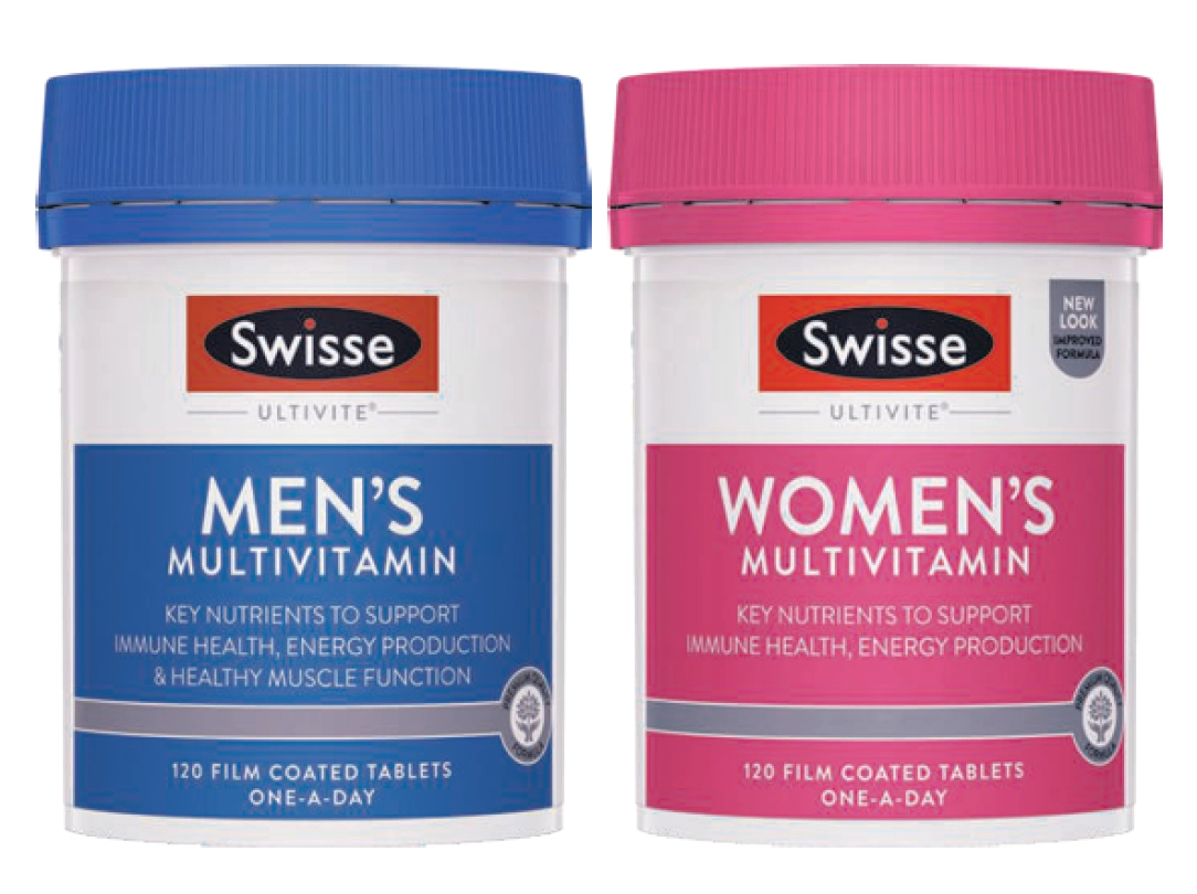 Swisse Ultivite Men’s or Women’s Multivitamin 120 Tablets