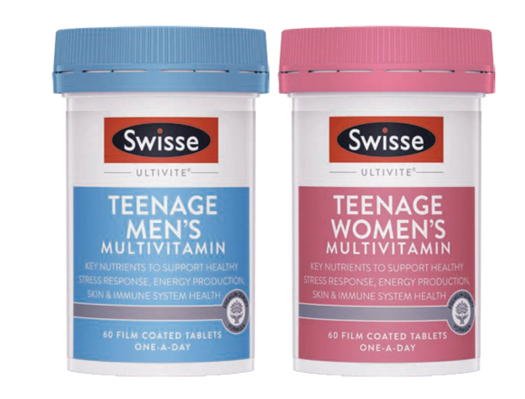 Swisse Ultivite Teenage Men’s or Women’s Multivitamin 60 Tablets