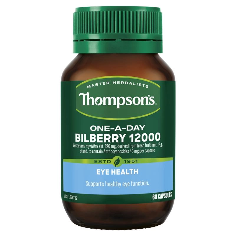 Thompson's One-A-Day Bilberry 12000mg 60 Capsules