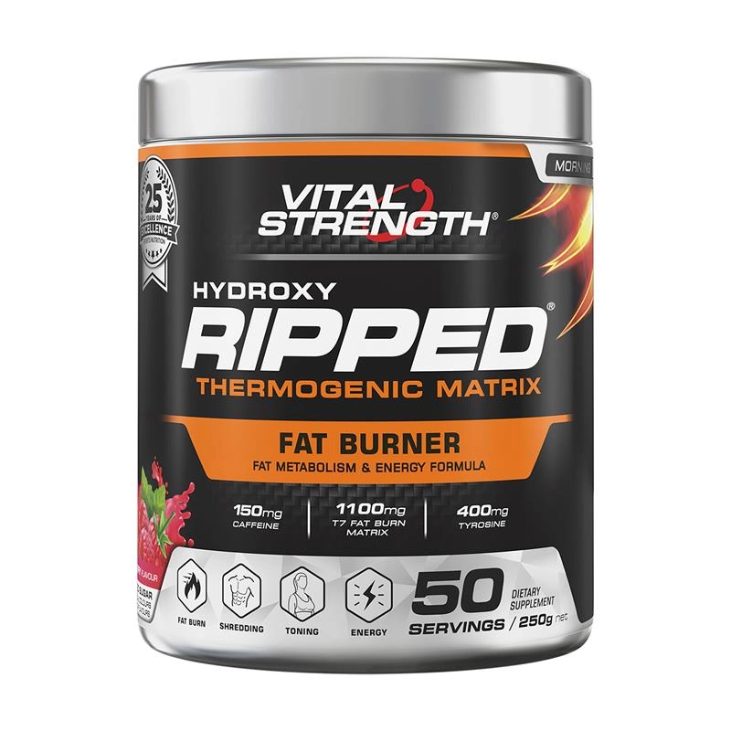 VitalStrength Ripped Thermo Stack Raspberry 250g