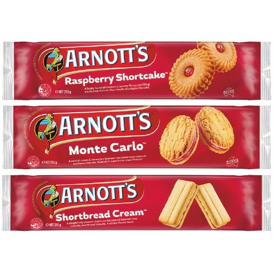 Arnott’s Cream Biscuits 200-250g