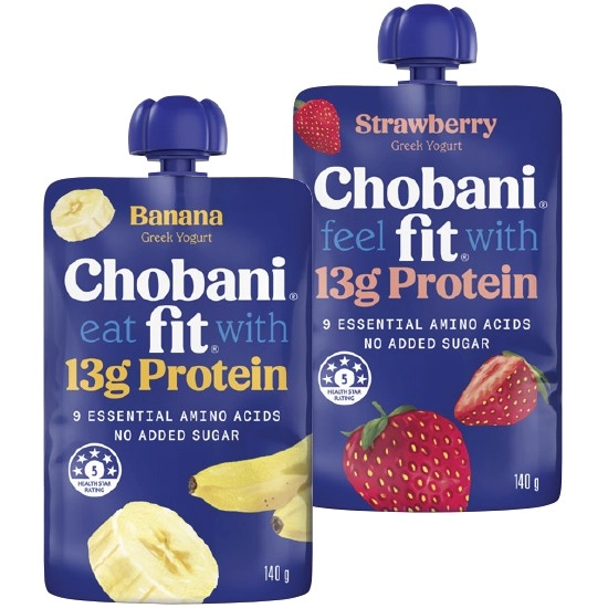 Chobani Fit High Protein Yogurt Pouch 140g