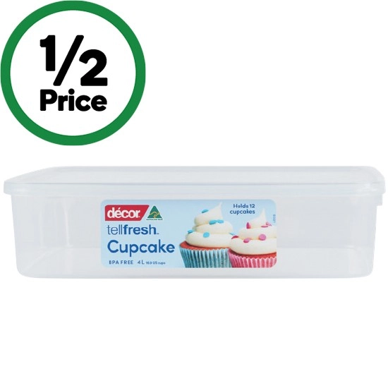 Décor® Tellfresh Cupcake Oblong 4 Litre