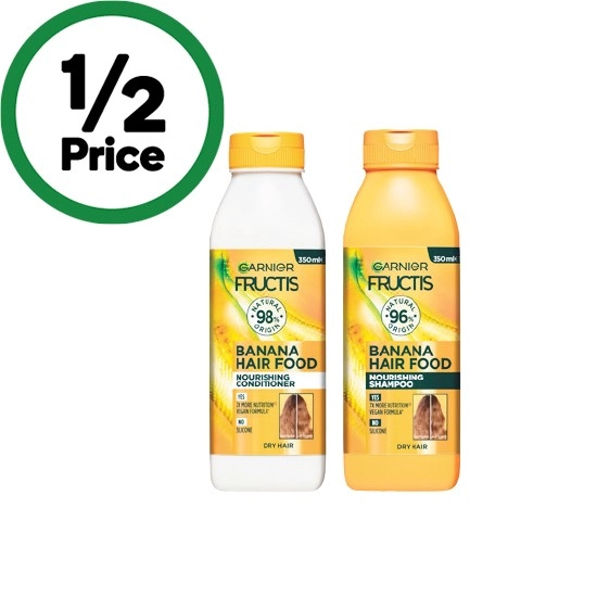 Garnier Fructis Hair Food Shampoo or Conditioner 350ml