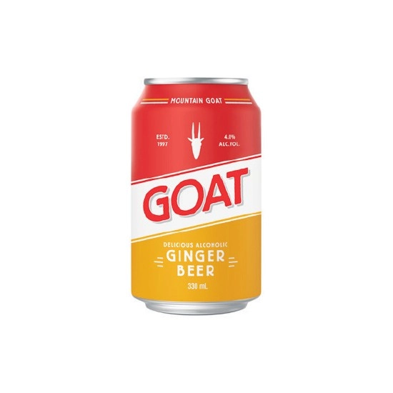 GOAT Ginger Beer Cans 24x330ml