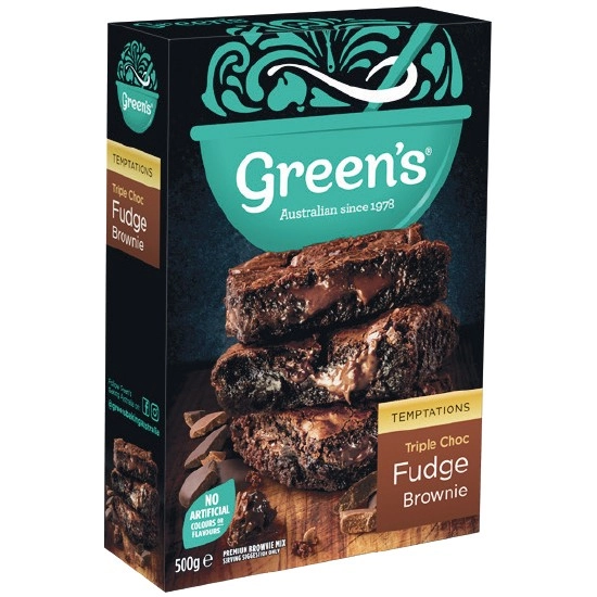 Green’s Temptations or Green’s Gluten Free Baking Mixes 380-630g