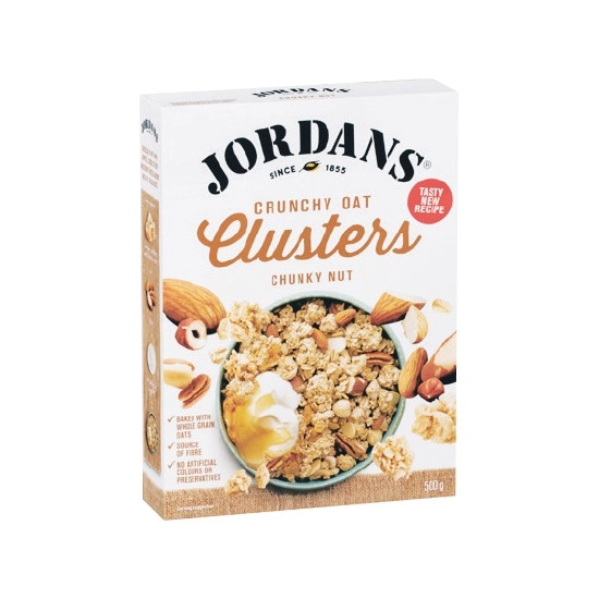 Jordans Muesli, Clusters or Granola 500-750g or Dorset Granola 450g