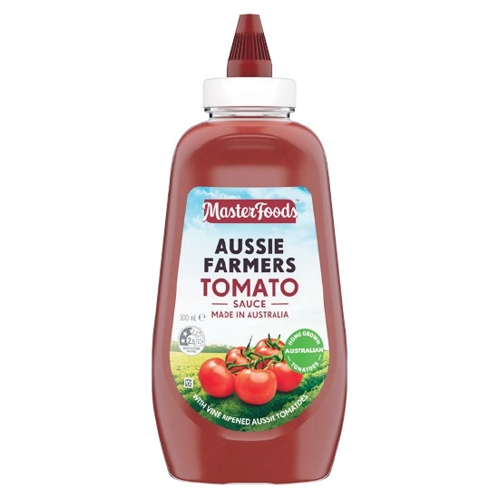 MasterFoods Premium Tomato or BBQ Sauce 500ml