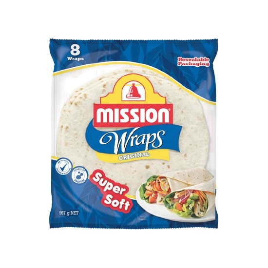 Mission Wraps Varieties 425-567g Pk 6-8