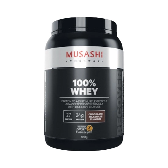 Musashi 100% Whey Protein Powder 900g*