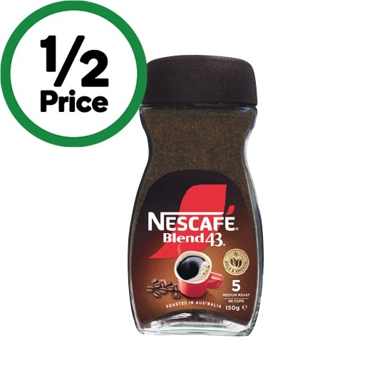 Nescafe Blend 43 Instant Coffee 140-150g