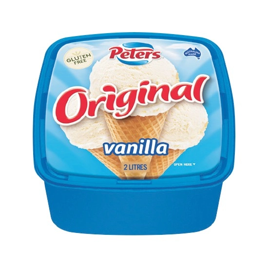 Peters Ice Cream Original 2 Litre – From the Freezer