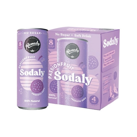 Remedy Sodaly Drink 4 x 250ml