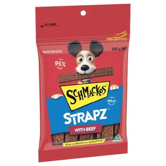 Schmackos Strapz Dog Treats 200g