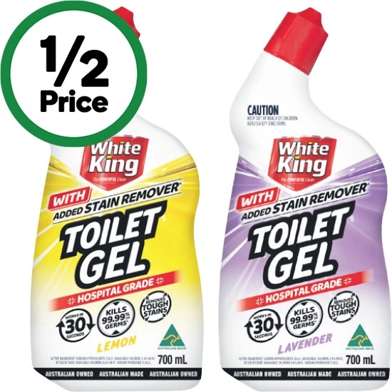 White King Toilet Gel Stain Remover 700ml