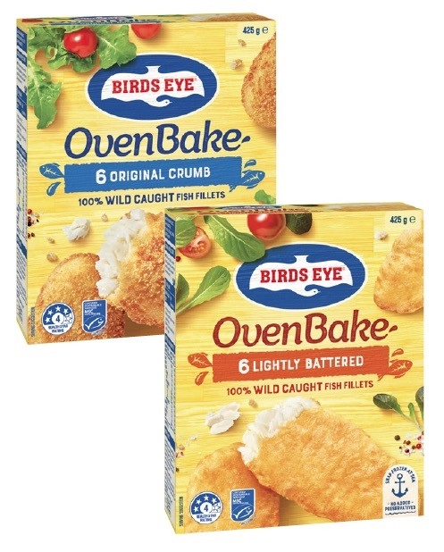 Birds Eye Oven Bake Fish Fillets 425g