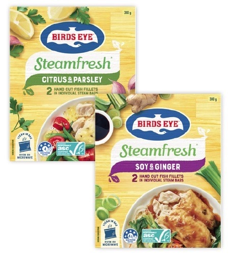 Birds Eye Steam Fresh Fish 380g