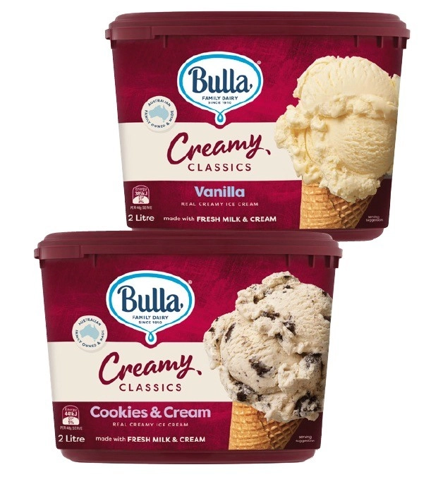 Bulla Creamy Classic 2 Litre