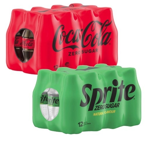 Coca-Cola, Fanta or Sprite Soft Drink 12x300mL