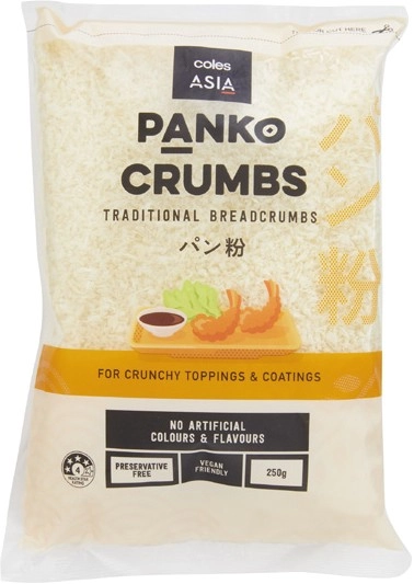 Coles Asia Panko Crumbs 250g