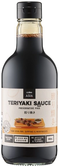 Coles Asia Teriyaki Sauce 340mL