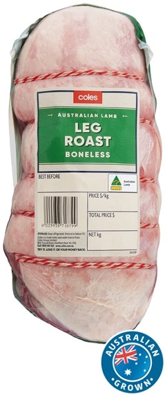 Coles Australian Lamb Boneless Leg Roast