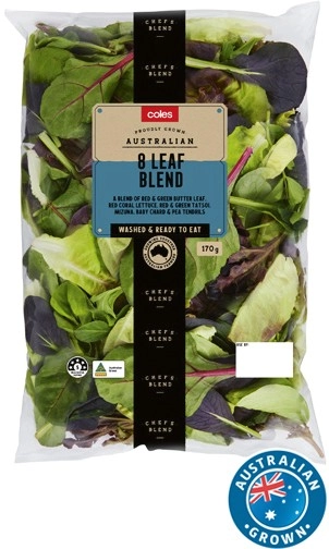 Coles Chef 8 Leaf Blend 170g Pack