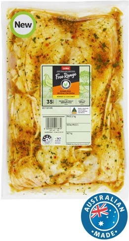 Coles Free Range RSPCA Approved Chicken Mango & Coconut