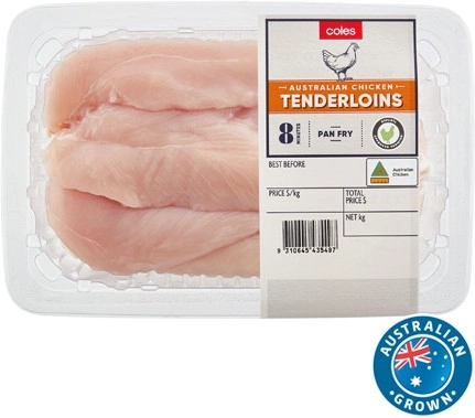 Coles RSPCA Approved Chicken Tenderloins 600g