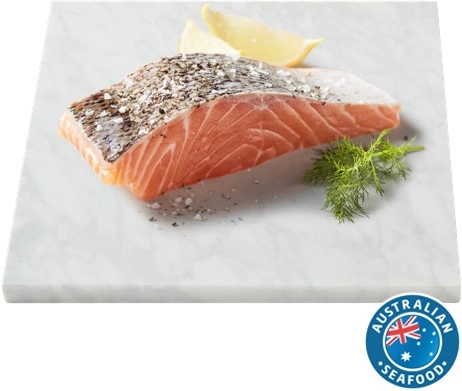 Coles Tasmanian Fresh Salmon Portions Skin On